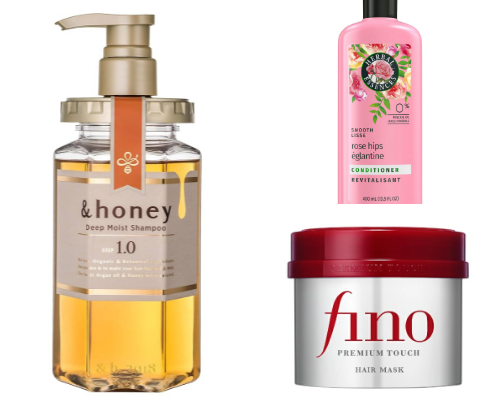 soft and shiny hair🙌 cover photo collage