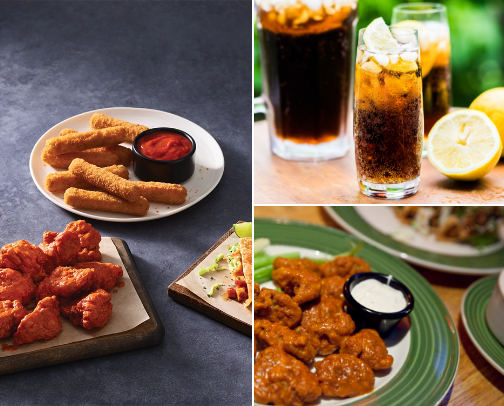 Applebee's Happy Hour cover photo collage