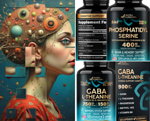 Memory Loss Prevention/Supplements & Tools cover photo collage