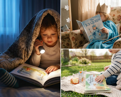 30-Day Family Reading Challenge cover photo collage