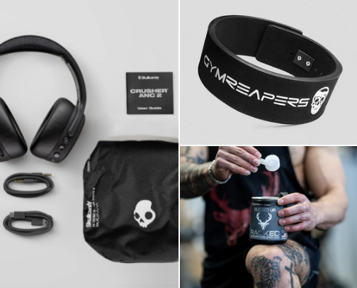 Optimal Gym Bag cover photo collage