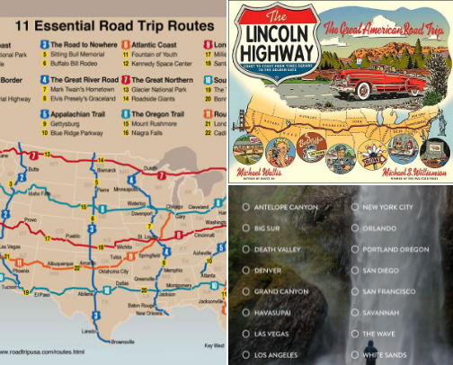 Visit the USA cover photo collage