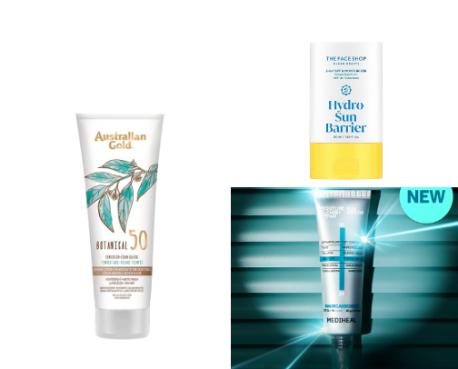 sunscreen recommendations cover photo collage