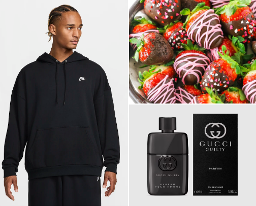 Valentines day gift ideas | for him&her🩷 cover photo collage