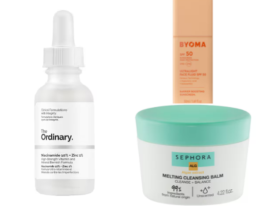 skincare products i love cover photo collage