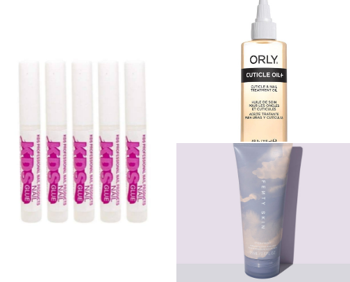 Nail products cover photo collage