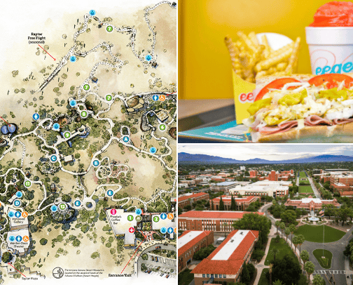 Tucson's desert fun cover photo collage