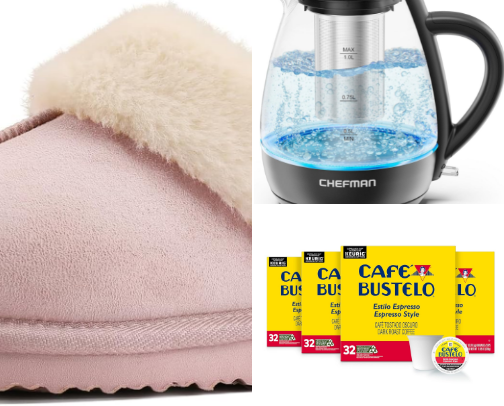 Cozy girl essentials cover photo collage