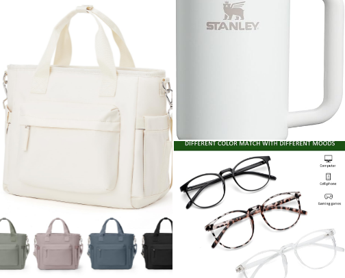 Office Girly Essentials cover photo collage