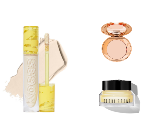 The Best Concealers, Eye Creams + Brighteners for Tired Eyes cover photo collage