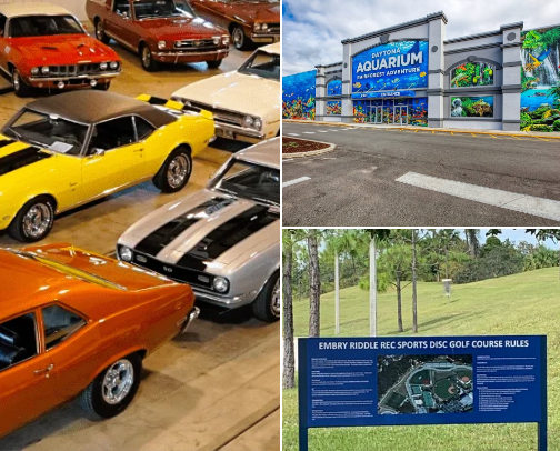 Must See Attractions When In Daytona Florida cover photo collage