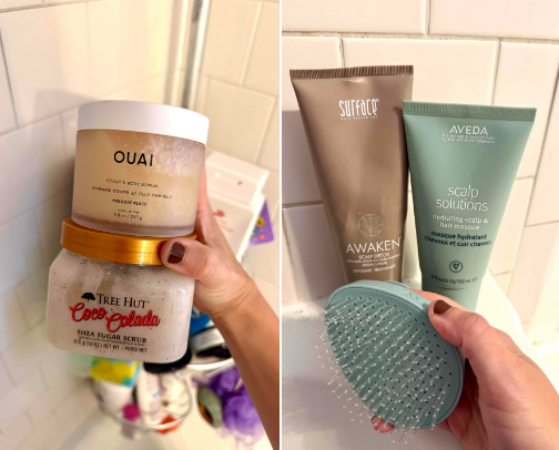 What’s In My Shower cover photo collage