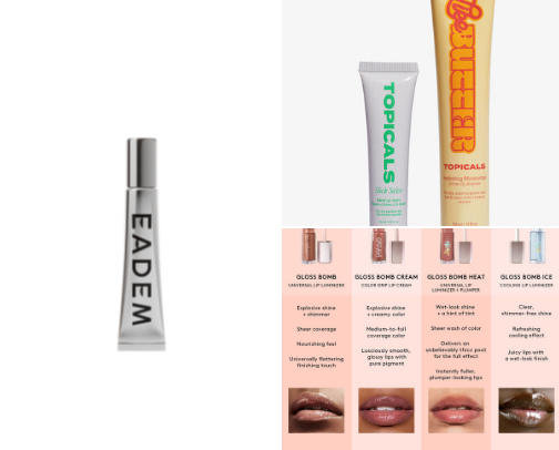 My Lip Gloss is Poppin' cover photo collage