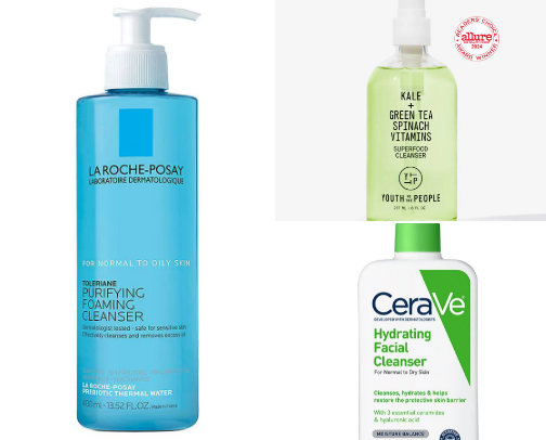 Face Cleansers That Actually Clean – Without Ruining Your Skin 🤗✨😍🩵 cover photo collage