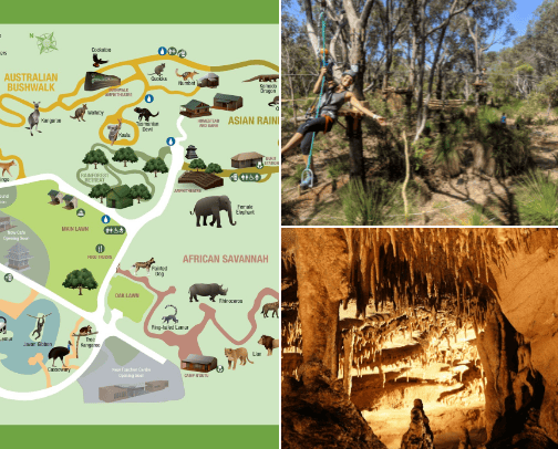 Places to go in Western Australia cover photo collage