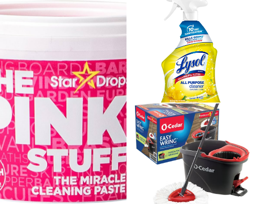 Favourite Cleaning Supplies cover photo collage
