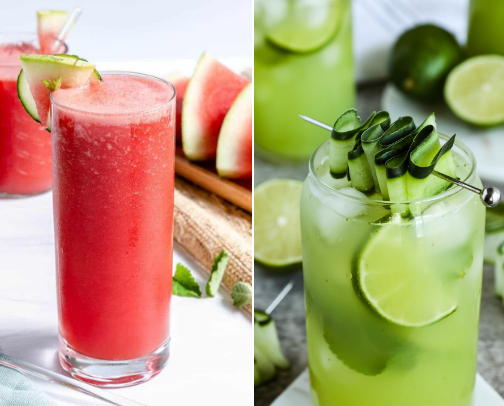 My favorite summer drink. cover photo collage