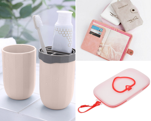 Travel essentials cover photo collage