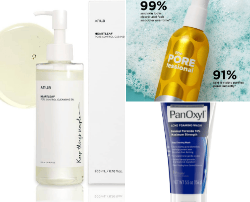Face Cleansing Products cover photo collage