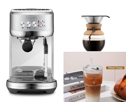 Morning Coffee routine ☕️ cover photo collage