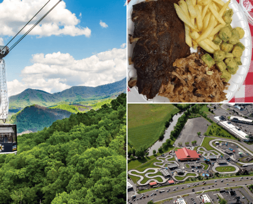 Best places in Gatlinburg/Pigeon Forge TN from a locals perspective cover photo collage