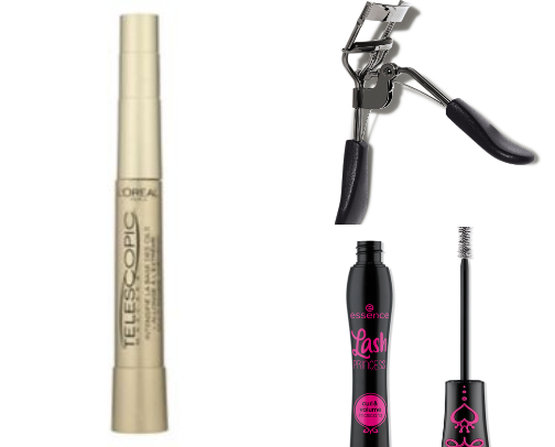 Eyelashes and mascara needs cover photo collage