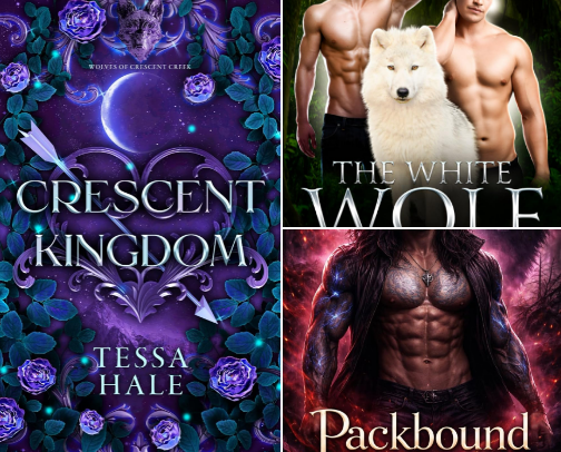 Free PDF - Crescent Kingdom (The Wolves of Crescent Creek Book 1) Pack Bonds Collection cover photo collage
