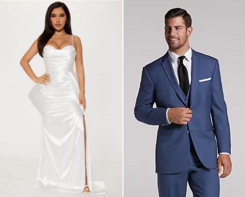 Wedded on a Dime cover photo collage