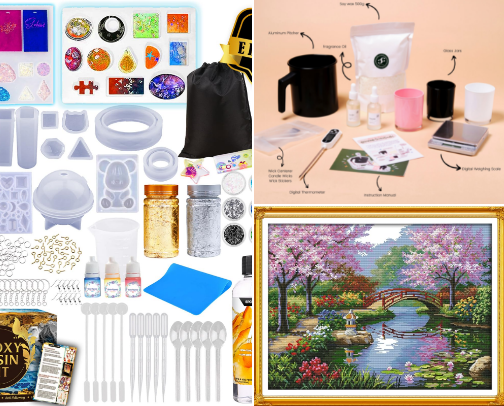 DIY Craft Kits and Creative Projects for All Ages cover photo collage
