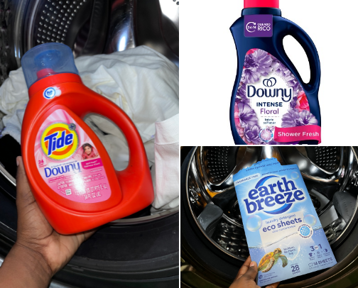 Laundry that STAYS fresh ALL DAY cover photo collage