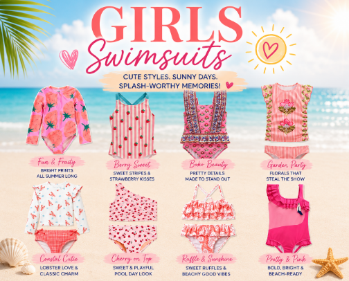 Girls swim cover photo collage