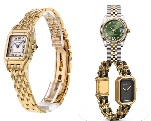 Luxury Watches for Women/Relojes de Lujo para Mujer cover photo collage