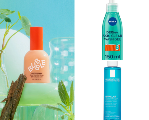 Acne prone skincare saviours cover photo collage