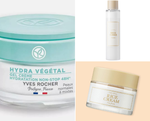 My fav skincare products 🧖🏼‍♀️💦 cover photo collage