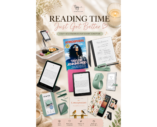 Kindle Girl Essentials ✨📚 cover photo collage