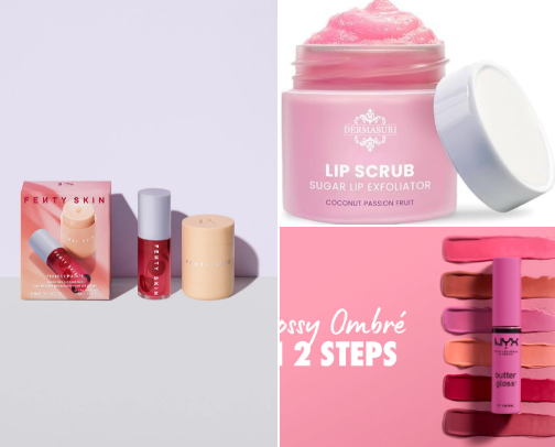 Luscious Lips cover photo collage
