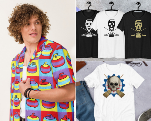 Broompunk Apparel - Curling on the Edge of Reality cover photo collage