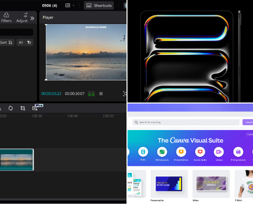 Content Creation Must-Haves ✨ cover photo collage