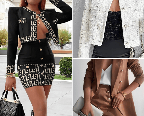Women's Clothing - Suit Sets cover photo collage