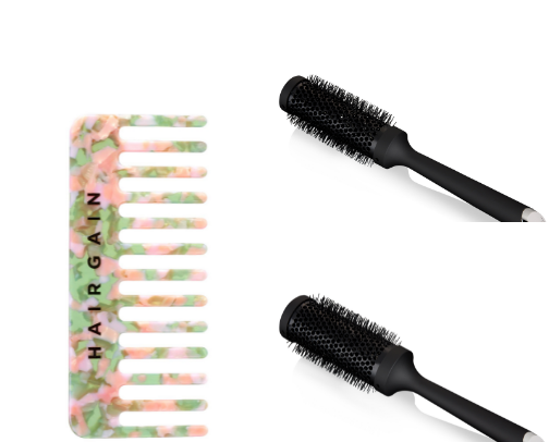 The hair tools I genuinely use and recommend as a bridal hairstylist . From smoothing brushes and rollers to styling tools that help create long-lasting, beautiful hair both in the salon and on wedding mornings. cover photo collage