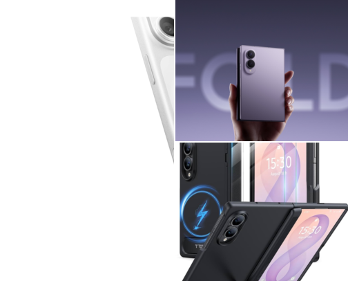 Samsung 8 fold accessories cover photo collage