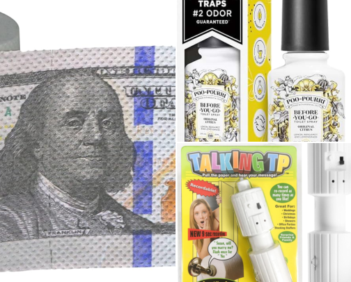 The Money Toilet Paper Is Real and You Wipe With It cover photo collage