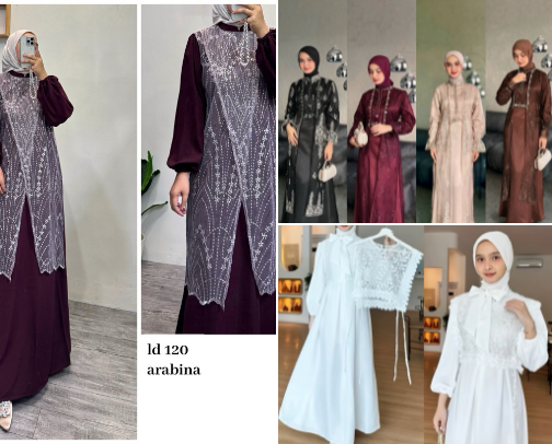 Muslim clothing for Eid cover photo collage
