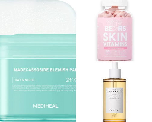 Skincare cover photo collage