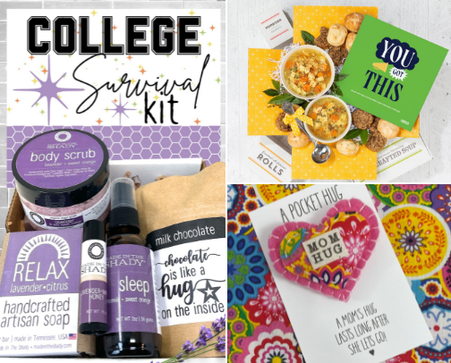 Shop the BEST College Care Packages cover photo collage