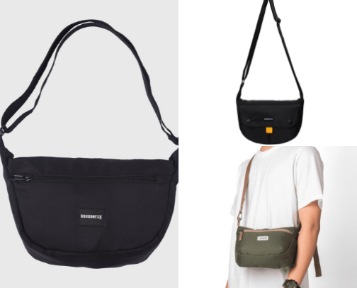 Rekomendasi Sling Bag Pria harga di Bawah Rp. 100.000 cover photo collage