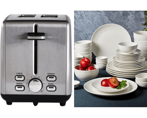 Household items cover photo collage