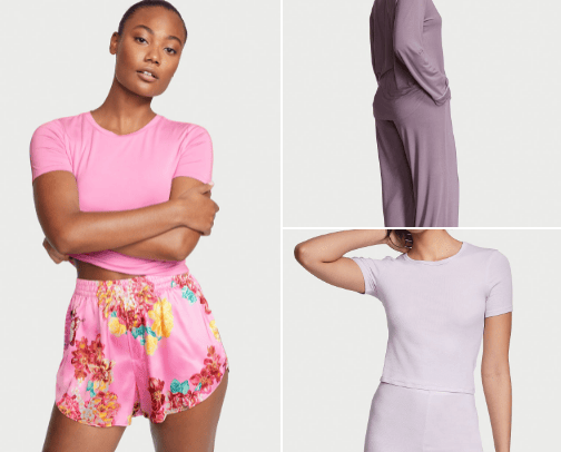 Woman Sleepwear VS cover photo collage