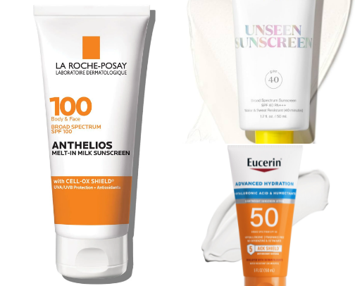 Best sun protection products cover photo collage