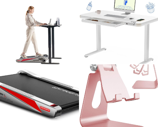 Work-From-Home Setup & Productivity Essentials cover photo collage